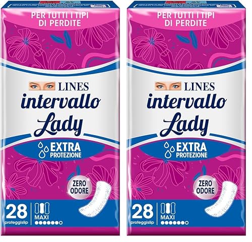 Lines Intervallo Lady Maxi Proteggislip Distesi, 28 Pezzi