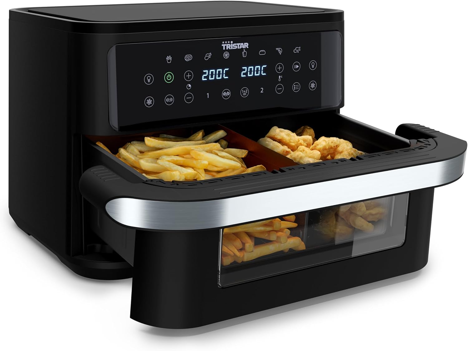 Tristar Friggitrice ad Aria Dualzone Flex 10L 2800W